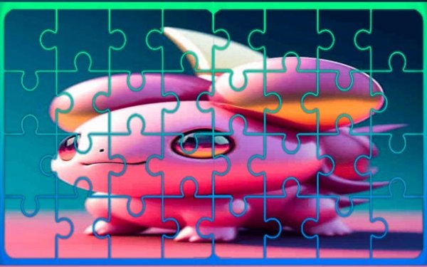 Axolotl Sliding Puzzle