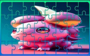 Axolotl Sliding Puzzle