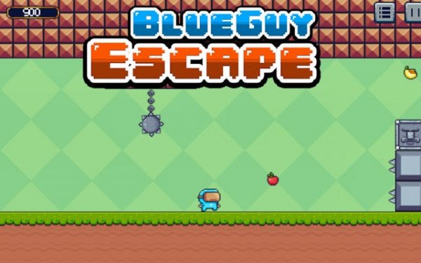 BlueGuy Retro Fruit Runner