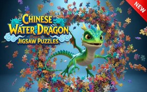 Chinese Water Dragon Jigsaw Puzzles - Sliding Tile Puzzle Game Online