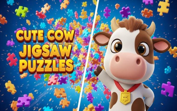 Cute Cow Jigsaw Puzzle