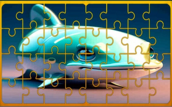 Aquatic Sliding Tile Puzzle