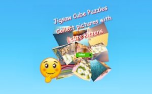 Cube Kitten Jigsaw Puzzle Game