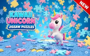 Kawaii Unicorn Jigsaw Puzzles Online Game