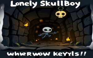 Lonely Skullboy Dungeon Adventure - Puzzle Platformer Game