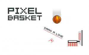 Pixel Basket: Line Drawing Arcade Puzzle Game